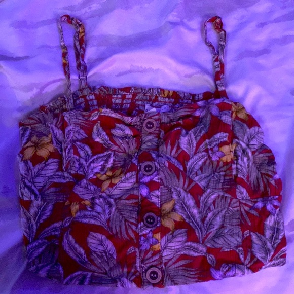 aeropostale floral crop top - Picture 1 of 1